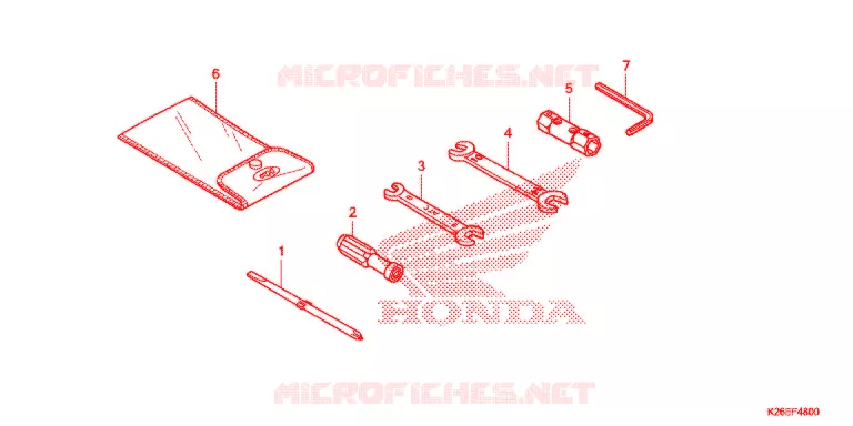 OUTIL Honda MOTO 125 MSX 2020  MSX125L