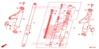 FOURCHE pour Honda ACE 110 KICK START de 2021