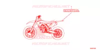 AUTOCOLLANTS pour Honda CRF 250 R de 2020