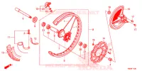 ROUE AVANT pour Honda CRF 250 RX de 2020