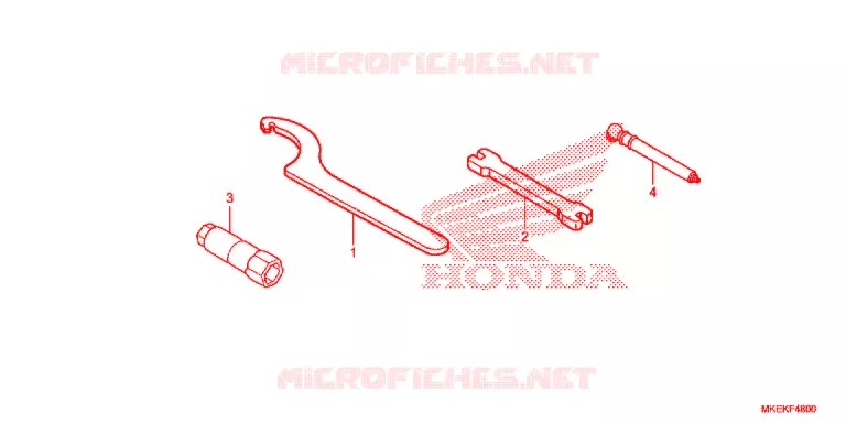 OUTIL Honda MOTO 450 CRF 2020  CRF450RL