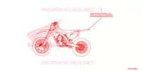 AUTOCOLLANTS pour Honda CRF 450 R de 2020