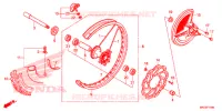 ROUE AVANT pour Honda CRF 450 R de 2020