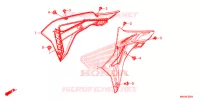 OUIES DE RADIATEUR (CRF450RX) pour Honda CRF 450 RX ENDURO de 2020