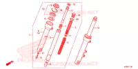 FOURCHE pour Honda SCR 110 de 2020