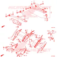 TRIANGLES AVANT pour Honda FOURTRAX 500 FOREMAN RUBICON 4X4 AT DCT EPS 9ED de 2019