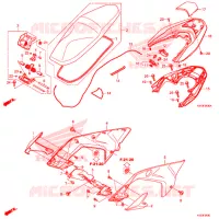 SELLE pour Honda PCX 150 ABS de 2019