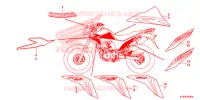 AUTOCOLLANTS pour Honda XR 190 de 2020