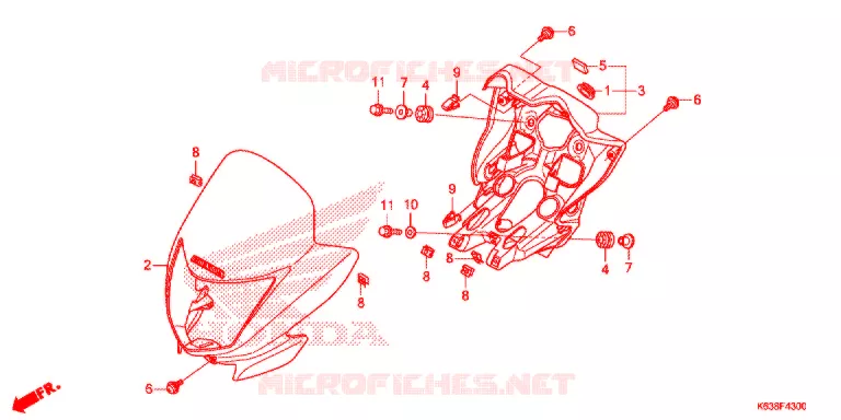 TETE DE FOURCHE Honda MOTO 110 CD 2017  CB110C2MH