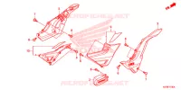 COUVERCLES LATERAUX pour Honda CBF125 2ID de 2016
