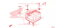 COUVRE CULASSE pour Honda CBF125 2ID de 2016