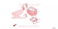 CYLINDRE pour Honda CBF125 2ID de 2016