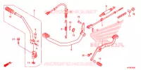 PEDALE   KICK (BA,ID,2BA,2ID) pour Honda CBF125 2ID de 2016