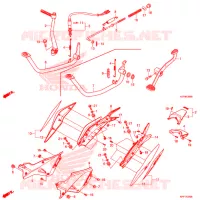 PEDALE   KICK pour Honda DASH 125, Rear brake drum de 2019