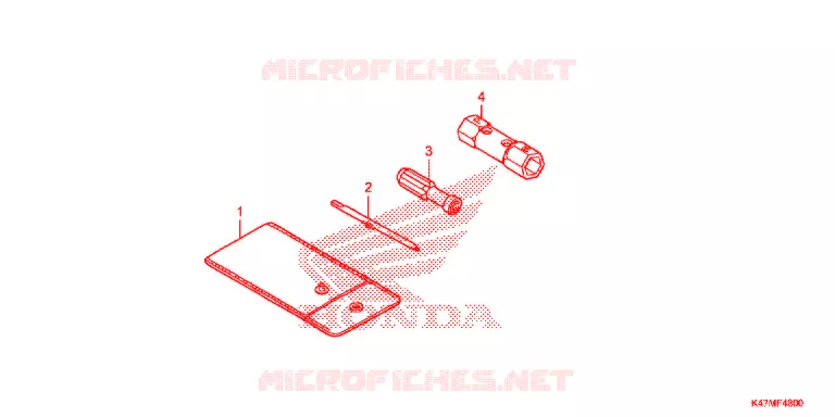 OUTIL Honda MOTO 125 DASH 2019  AFP125CSFK