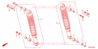 AMORTISSEUR ARRIERE pour Honda BIZ 125 FREIO DIANTEIRO DISCO, RODAS FUNDIDAS de 2007