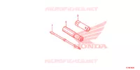 OUTIL pour Honda WAVE 110 ALPHA, front drum, spoked wheels de 2019
