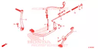 PEDALE pour Honda WAVE 110 ALPHA, front drum, spoked wheels de 2019