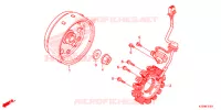 STATOR   ROTOR pour Honda WAVE 125, Front disk, Rear brake disk de 2020