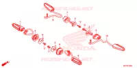 CLIGNOTANT pour Honda CBR 500 R ABS de 2019