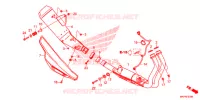 SILENCIEUX D'ECHAPPEMENT pour Honda CBR 500 R ABS de 2019