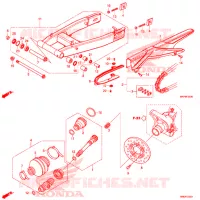 BRAS OSCILLANT pour Honda CB 500 F de 2019