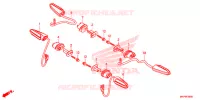 CLIGNOTANT pour Honda CB 500 F ABS de 2019