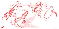 COUVERCLES LATERAUX (CRF250RL/RLA) pour Honda CRF 250 RALLYE de 2019
