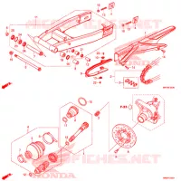 BRAS OSCILLANT pour Honda CB 500 F ABS de 2020