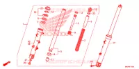 FOURCHE pour Honda CB 500 F ABS de 2020
