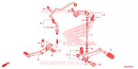 PEDALE pour Honda CB 500 F ABS de 2020