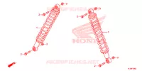 AMORTISSEUR ARRIERE pour Honda PIONEER 700 M4 de 2020
