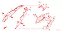 COUVERCLES LATERAUX pour Honda NC 700 X de 2012