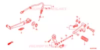 PEDALE pour Honda NC 700 X de 2012