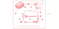 TOP CASE 45L pour Honda NC 700 X de 2012