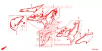 COUVERCLES LATERAUX pour Honda CB 500 X ABS de 2019