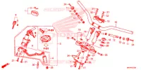GUIDON   TE DE FOURCHE pour Honda CB 500 X ABS de 2019