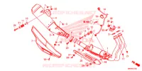 SILENCIEUX D'ECHAPPEMENT pour Honda CB 500 X ABS de 2019