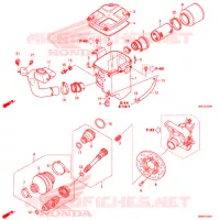 FILTRE A AIR pour Honda FOURTRAX 420 RANCHER 4X4 DCT EPS de 2020