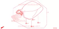 SELLE pour Honda FOURTRAX 420 RANCHER 4X4 DCT EPS de 2020