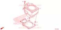 CYLINDRE pour Honda FOURTRAX 420 RANCHER 4X4 ES CAMO de 2020