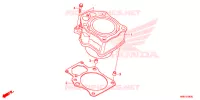 CYLINDRE pour Honda FOURTRAX 500 RUBICON IRS DCT EPS DELUXE de 2018