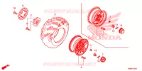 ROUE AVANT pour Honda FOURTRAX 500 RUBICON DCT EPS DELUXE de 2019