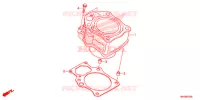 CYLINDRE pour Honda FOURTRAX 520 FOREMAN 4X4 BASE de 2020