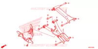 BRAS ARRIERE pour Honda FOURTRAX 520 FOREMAN RUBICON 4X4 AT DCT EPS de 2020