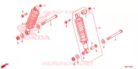 AMORTISSEUR ARRIERE pour Honda FOURTRAX 520 FOREMAN RUBICON 4X4 AT DCT EPS de 2020