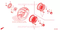 ROUE AVANT pour Honda FOURTRAX 520 RUBICON 4X4 AT DCT de 2020