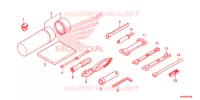 OUTIL pour Honda FOURTRAX 520 FOREMAN 4X4 ES PS de 2020