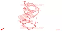 CYLINDRE pour Honda FOURTRAX 520 RUBICON 4X4 EPS de 2020