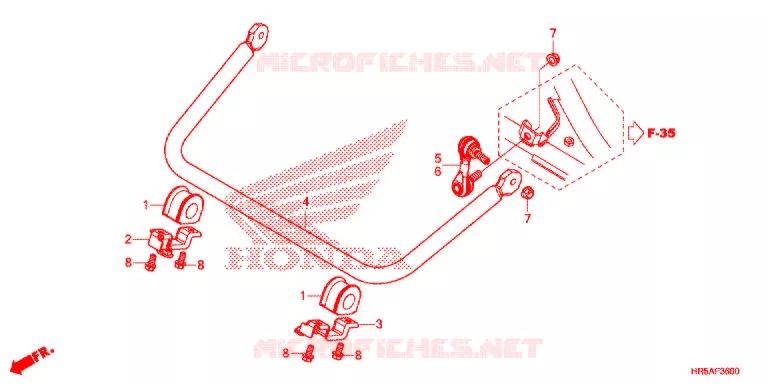 BARRE ANTI ROULIS Honda ATV 520 FOURTRAX 2020  TRX520FM6L